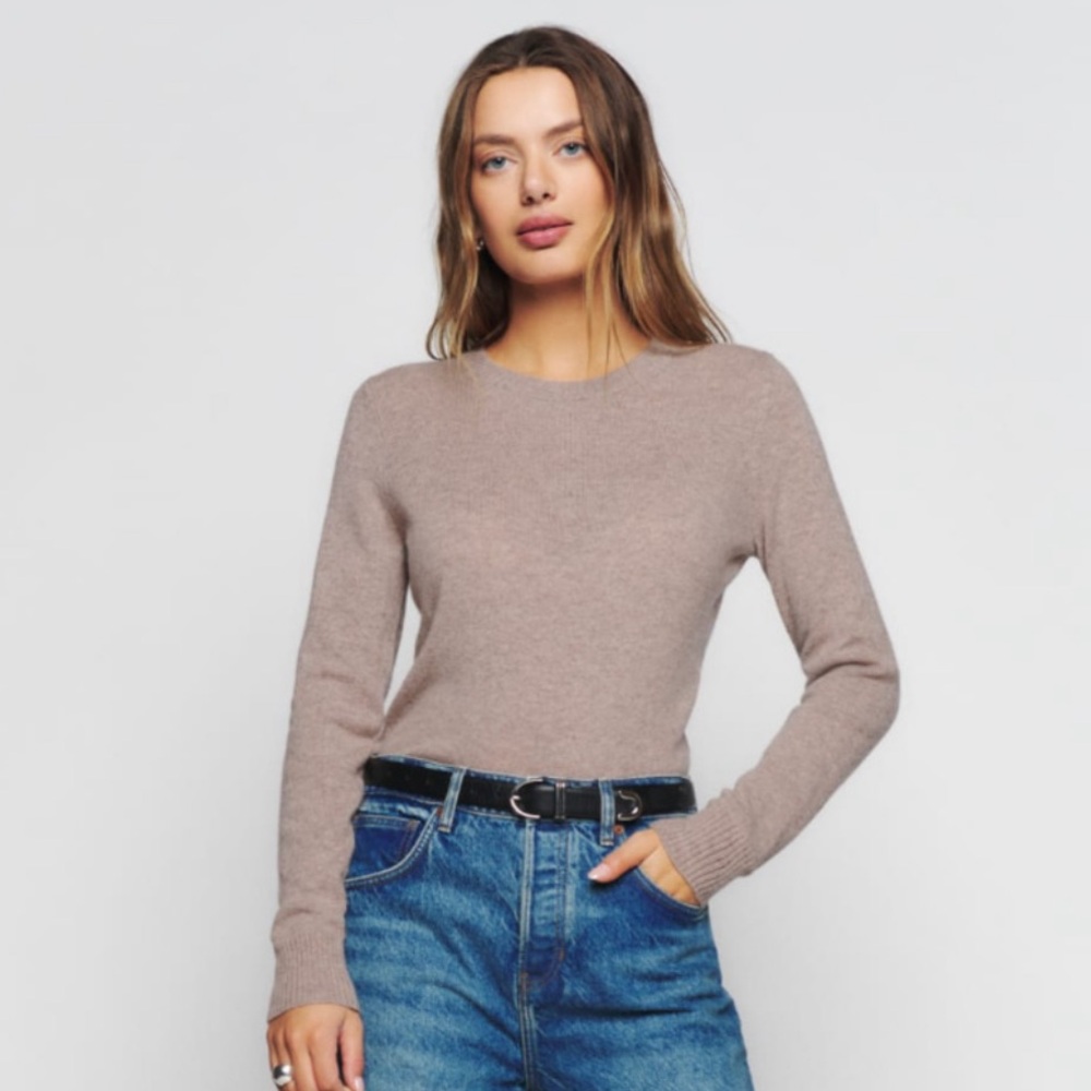 Reformation Taupe Sweater
